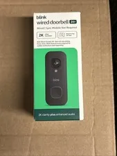Blink - Wired Doorbell 2K+ Head-to-Toe 2K video doorbell