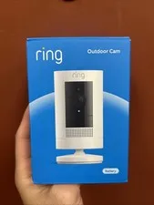 Ring Outdoor Cam (Stick Up Cam)| Battery Operated | White