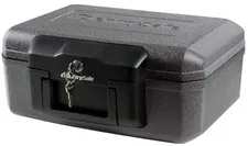 0.18 Cu Ft Fireproof Key Lock Safe Chest Portable Money Document Storage Box