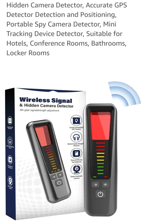 🔍 Hidden Camera Detector 🌟 GPS & Mini Tracker Finder 🚪 Ideal for Hotels! 🏨✨