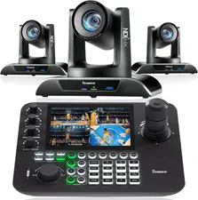 4K PTZ Camera Bundle/Kits - 20X 4K AI Humanoid & Face Auto-Tracking NDI PTZ Came