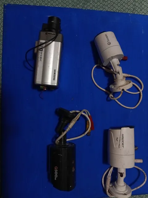 Lot of 10 Security Cameras Bulk Bundle - Zosi WiseNet Samsung Swann Q-See Smonet