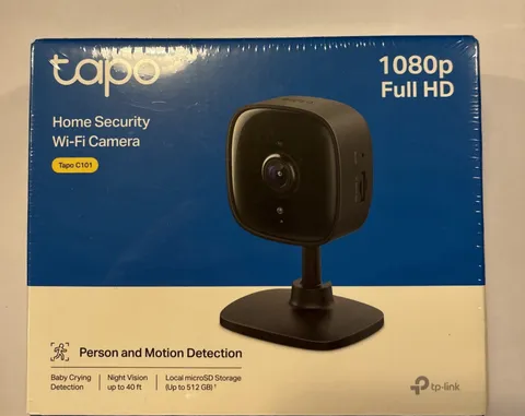 TP-Link Tapo  Home Security  1080p Full HD Wi-Fi Camera  Black C101