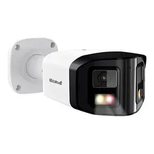 180° Dual Lens 4K 8MP PoE Security Camera Outdoor, Panoramic IP Bullet Camera...