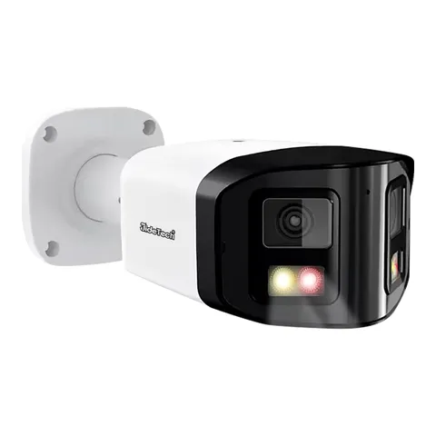 180° Dual Lens 4K 8MP PoE Security Camera Outdoor, Panoramic IP Bullet Camera...