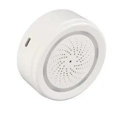 90dB Sound Light Siren Alarm With APP Control Impact Sensitive Burglar Alert