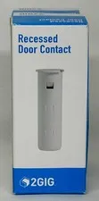 2GIG DW20R-345 Wireless Recessed Door Contact w/ Battery. Lot of 2. NEW in Box