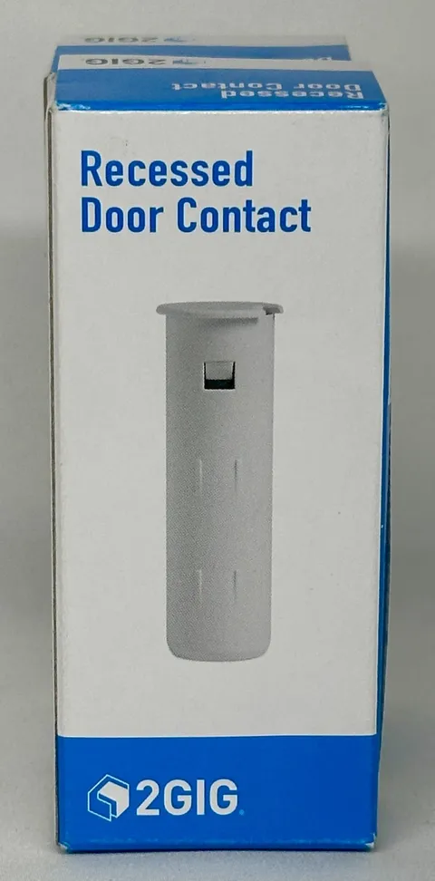 2GIG DW20R-345 Wireless Recessed Door Contact w/ Battery. Lot of 2. NEW in Box