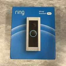 Ring Wired Doorbell Pro With 3D Motion HD Video Smart WiFi Doorbell Satin Nickel