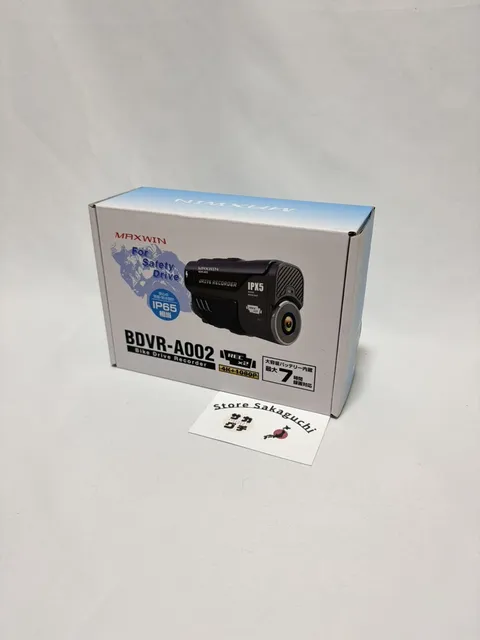 MAXWIN Helmet Dash Camera Front Rear 4K GPS Waterproof Bike Recorder 55FPS
