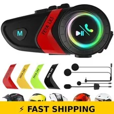 FEYA Motorcycle Helmet Speakers Hi-Fi Sound IPX6 Long Battery Life
