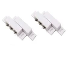 bnafes 2Sets Magnetic Reed Switch Normally Open Closed NC NO Door Alarm White