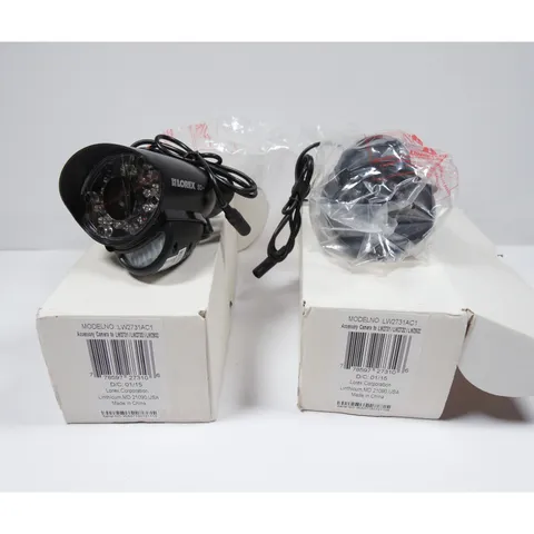 Lorex SD+ Digital Wireless Outdoor Accessory Camera LW2731AC1 Black 2 Pack
