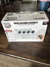 Night Owl Security 4-Channel 4-Camera Surveillance System - White (WMBF-445-720)