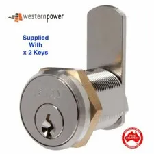 WA Services, Western Power & Gas Utilities Cam Lock - Supplied With 2 User Keys
