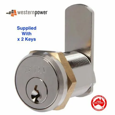 WA Services, Western Power & Gas Utilities Cam Lock - Supplied With 2 User Keys