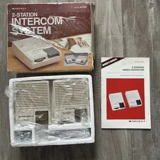 Vintage RadioShack Archer 2-Station Intercom System 43-221A Complete Box Manual