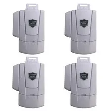 4 Pack Mini Window Alarm with Disarm Key Home Security Streetwise