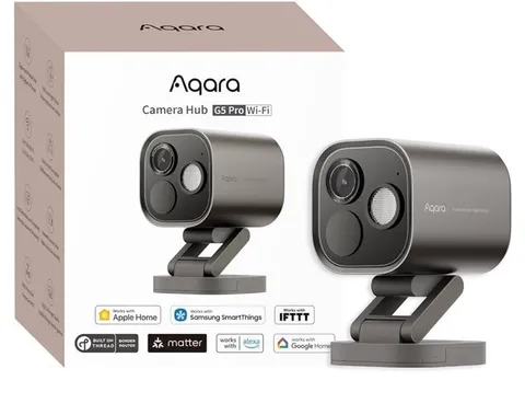 Aqara 4MP Outdoor Security Camera Hub G5 Pro Wi-Fi True Color Night Vision White