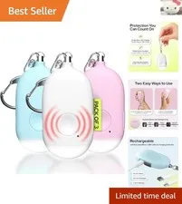 Portable Dual-Action 130dB Personal Alarm Keychain - Always Ready Security