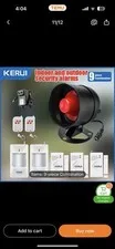 KERUI Alarm Standalone Home Security System Garage Detect Anti-theft Loud Alert