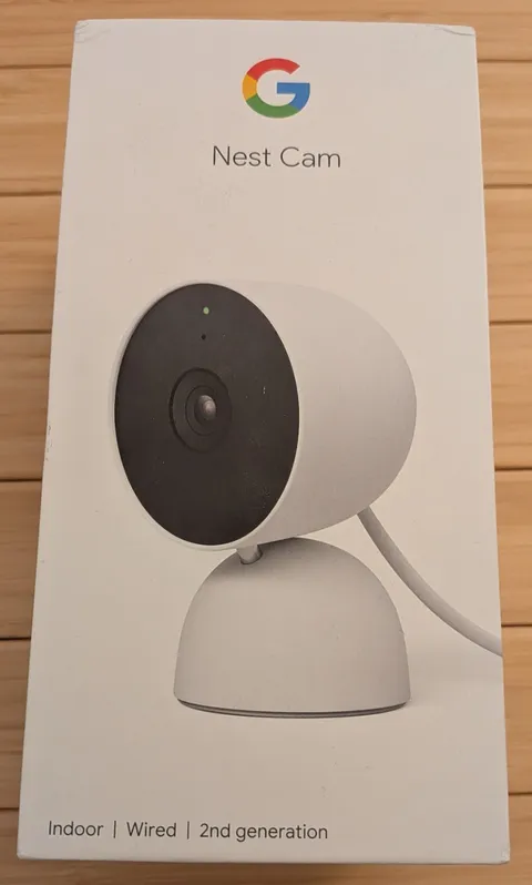 Google Nest Cam 2nd Gen Indoor Wired Security Camera Snow