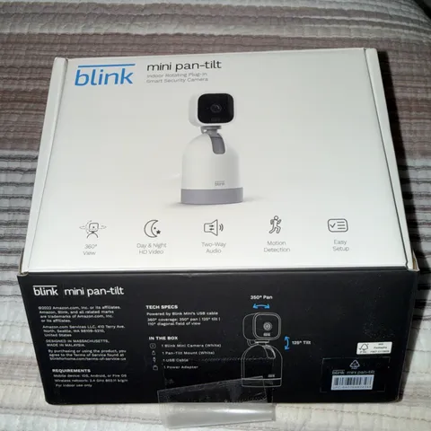 ✅ Blink Mini Pan-Tilt Indoor Rotating Plug-In 1080 HD Smart Security Camera ✅