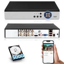 8 Channel Security DVR Recorder,5MP 8CH Surveillance Video Recorder for Secur...