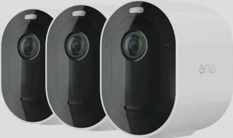Arlo Pro 4 2K  Spotlight Camera - White, Set of 3 Indoor Outdoor NEW SEALED ⭐