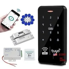 Tuya WiFi Waterproof Access Control System Kit RFID Keypad with Bolt Lock