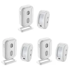 3 Wireless Motion Sensor Detector Gate Entry Door Bell Welcome Chime Alert Alarm