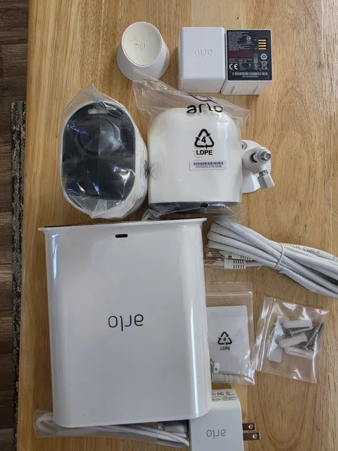 Arlo Essential Series Spotlight Wireless Cameras - 2 Cameras