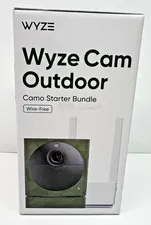 Wyze Camo Outdoor Starter Bundle (Includes Base Station and 1 Camera), 1080p HD