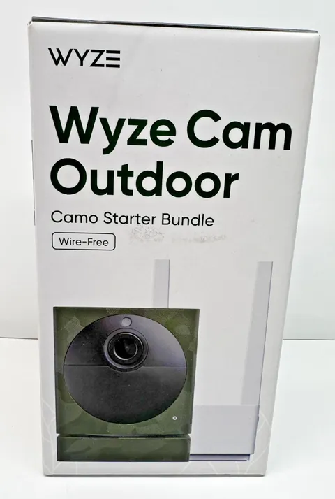 Wyze Camo Outdoor Starter Bundle (Includes Base Station and 1 Camera), 1080p HD