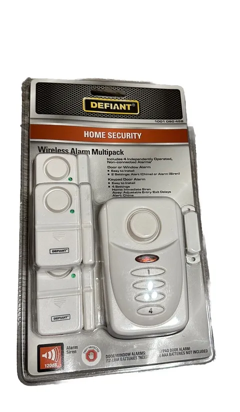 Defiant Wireless Home Security Door/Window Alarm Kit Multipack