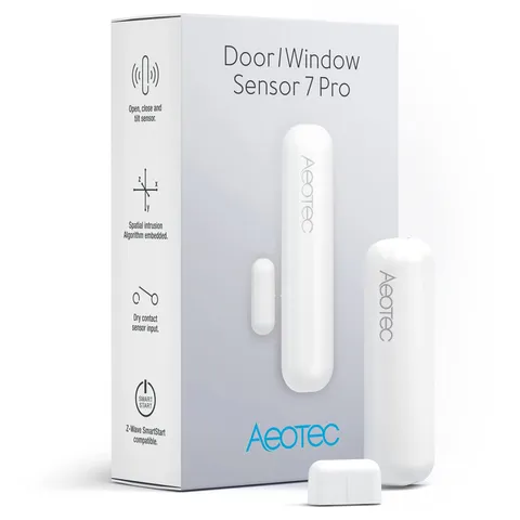 Aeotec ZWA012 Z-Wave Plus v2 Door / Window Sensor 7 Pro, Gen7