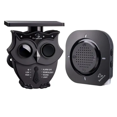 Solar Wireless Driveway Alarm System 1/2 Mile Range IP65 Weatherproof - 120dB