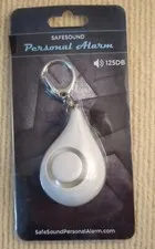 NEW SAFESOUND Emergency Key Chain Personal Alarm 125DB Loud Siren Safe Sound