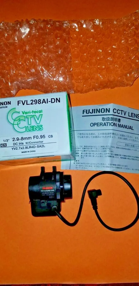 Fujinon FVL298AI-DN 2.9-8mm F0.95 DC Auto Iris CCTV Camera Lens NEW