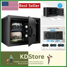 Secure 0.6 Cu.Ft. Electronic Steel Safe with Removable Shelf