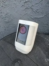 Ring Spotlight Cam Pro Battery White Outdoor Camera 2K