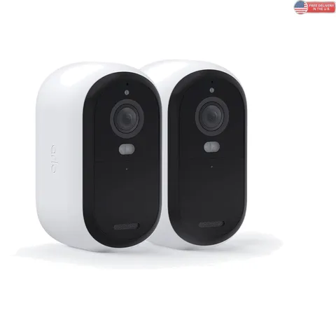 Wireless Security Camera with Spotlight - 2 Way Audio - Motion Detection - White