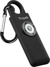 Thopeb 135dB Personal Safety Alarm Keychain Charcoal