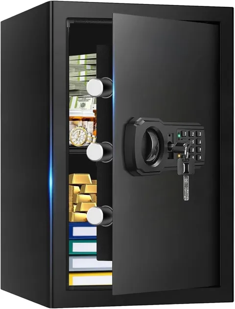 3.4 Cub Large Fireproof Safe for Home, Security Home Safes Water and Fireproo...