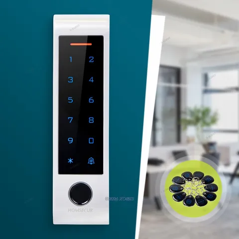 WIFI RFID Access Control Reader With 10pcs KeyFobs For Security Door System