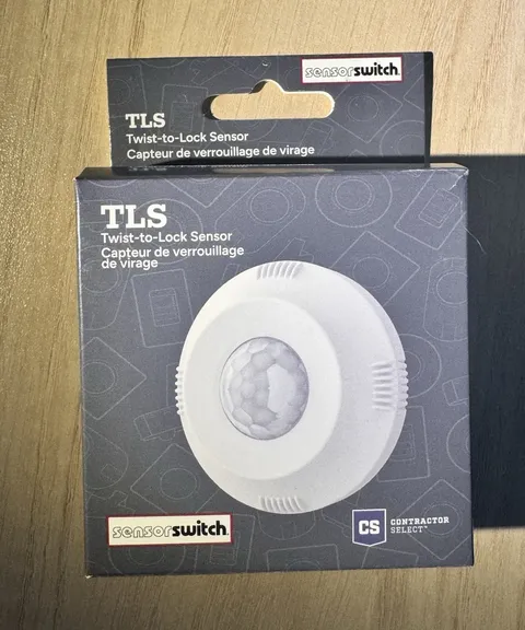 Sensor Switch TLS WH Twist-to-Lock Occupancy PIR Daylight Sensor White 11-26V