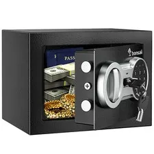 Bonsaii Compact Electronic Safe Lock Box for Valuables