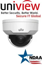 UNV 2MP HD IP67 NDAA Audio IP Network Uniview Surveillance Security Dome Camera