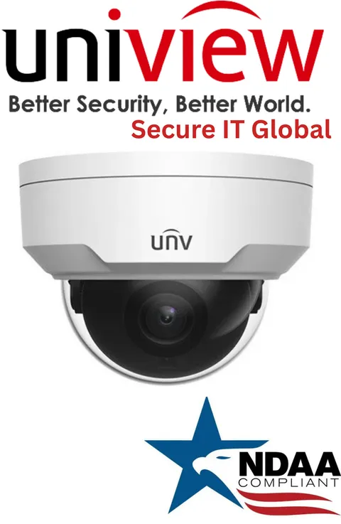 UNV 2MP HD IP67 NDAA Audio IP Network Uniview Surveillance Security Dome Camera