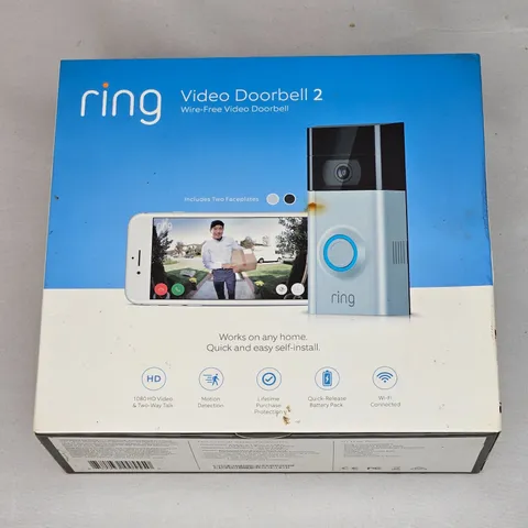 Ring Video Doorbell 2 Smart Home Security Camera - WiFi HD Motion Detection #120